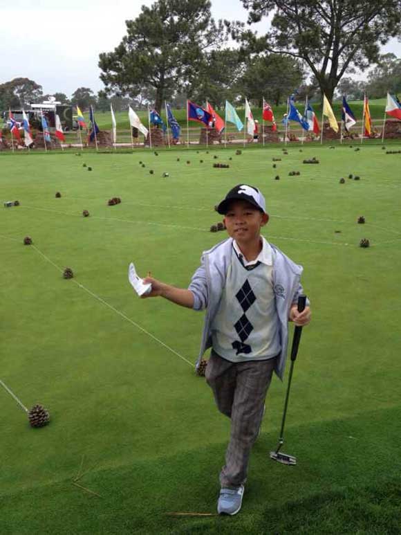 中国优秀青少年高尔夫球员推荐:李里罡–高尔