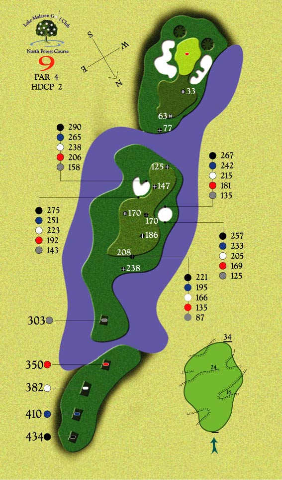 美兰湖球道图–上海美兰湖高尔夫俱乐部的空间_大正传媒_高尔夫主题