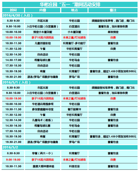 华彬庄园五一欢乐嘉年华
