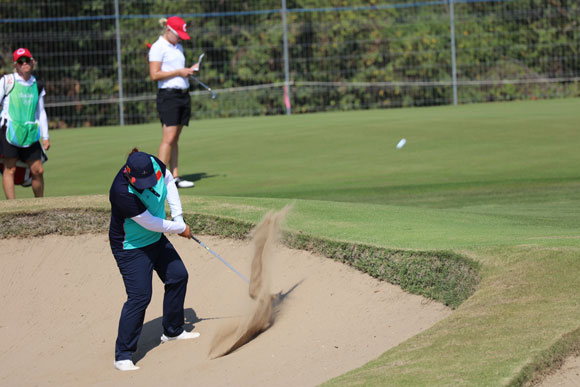冯珊珊末洞抓鸟红字结束比赛 林希妤18洞失误72杆完赛 - 大正高尔夫